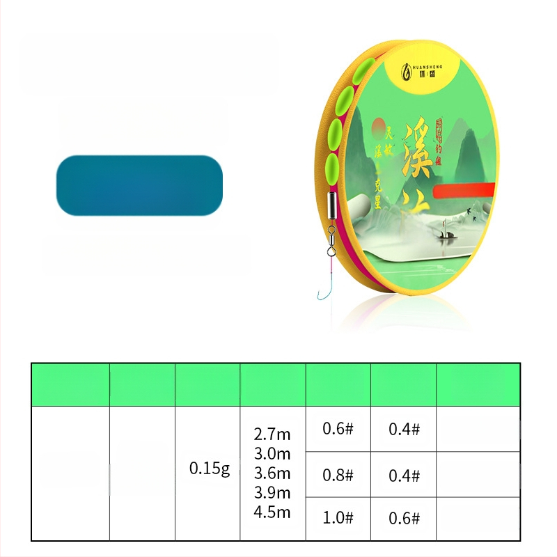 Huansheng nailoninė pagrindinė žvejybos linija – itin tvirta įtempimo jėga, 100 vnt. pakuotėje