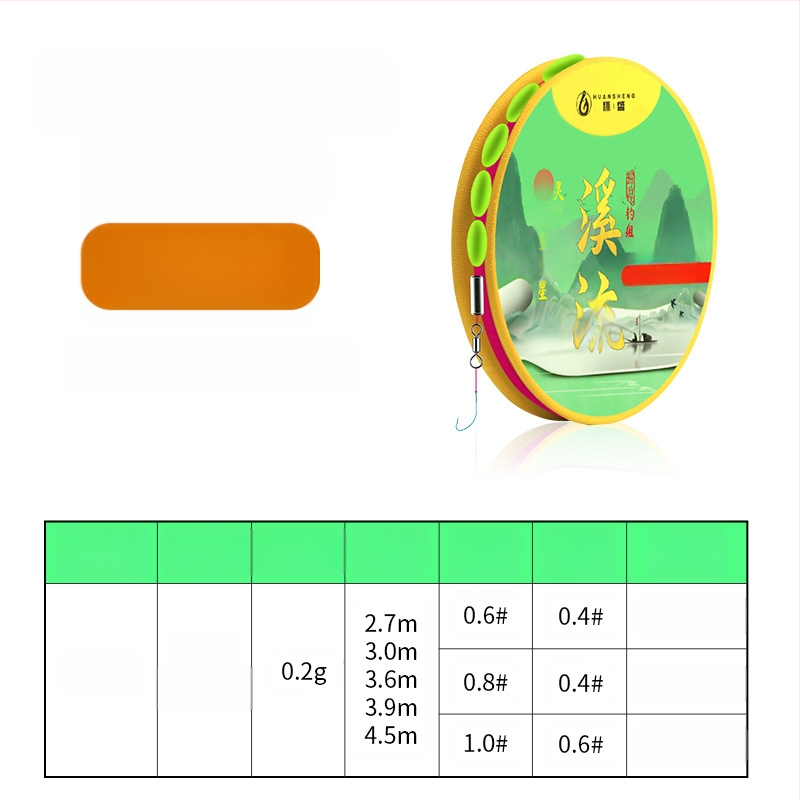 Huansheng nailoninė pagrindinė žvejybos linija – itin tvirta įtempimo jėga, 100 vnt. pakuotėje