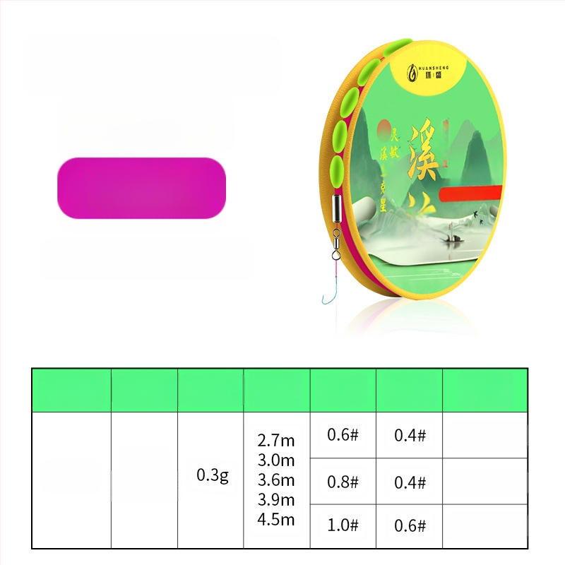Huansheng nailoninė pagrindinė žvejybos linija – itin tvirta įtempimo jėga, 100 vnt. pakuotėje