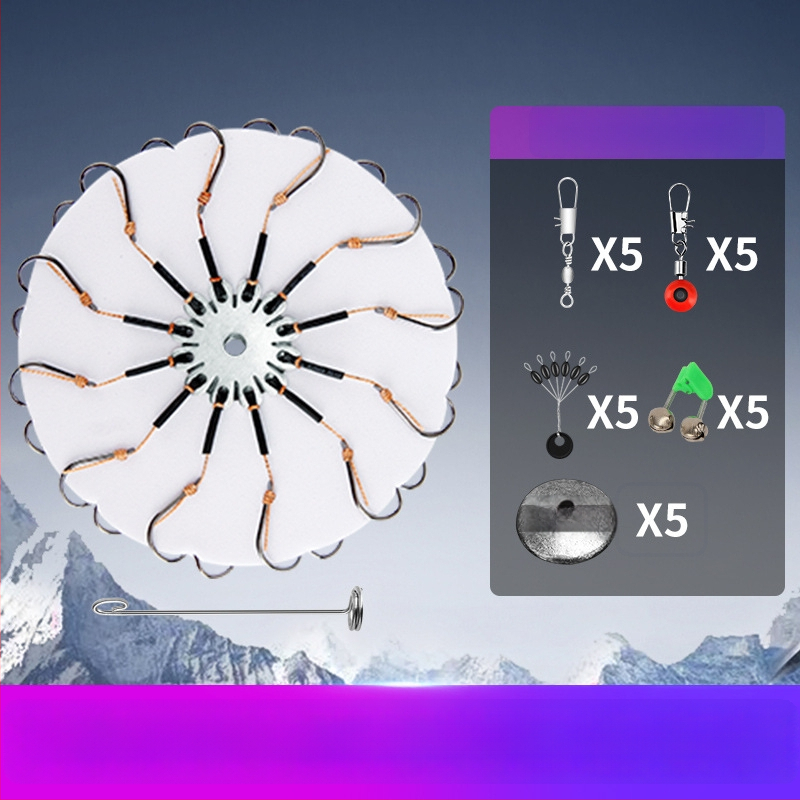 Flip kablių rinkinys Nr. 8, žvejybai rezervuare, 1 vnt