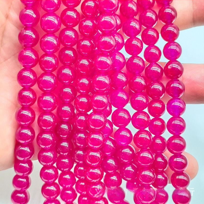 Χάντρες από φυσικό λίθο, σφαιρικές, χειροποίητες, με μοτίβο Τοτέμ, προέλευση Jinhua