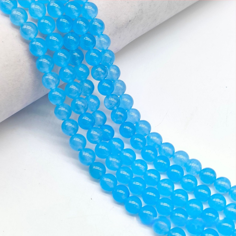 Χάντρες από φυσικό λίθο, σφαιρικές, χειροποίητες, με μοτίβο Τοτέμ, προέλευση Jinhua