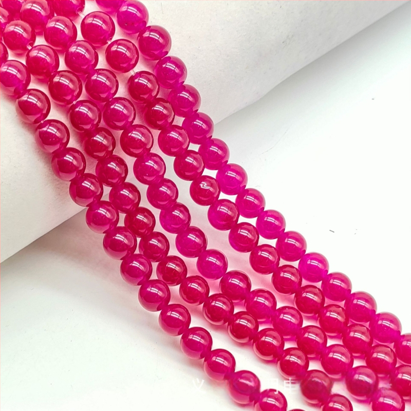 Χάντρες από φυσικό λίθο, σφαιρικές, χειροποίητες, με μοτίβο Τοτέμ, προέλευση Jinhua