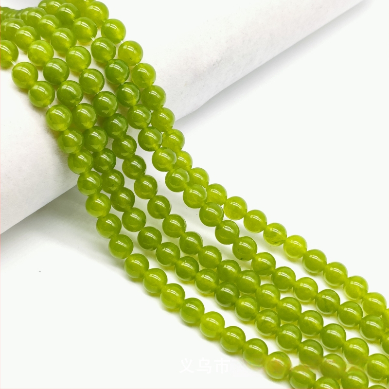 Χάντρες από φυσικό λίθο, σφαιρικές, χειροποίητες, με μοτίβο Τοτέμ, προέλευση Jinhua