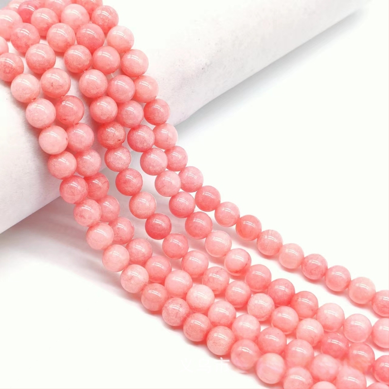 Χάντρες από φυσικό λίθο, σφαιρικές, χειροποίητες, με μοτίβο Τοτέμ, προέλευση Jinhua