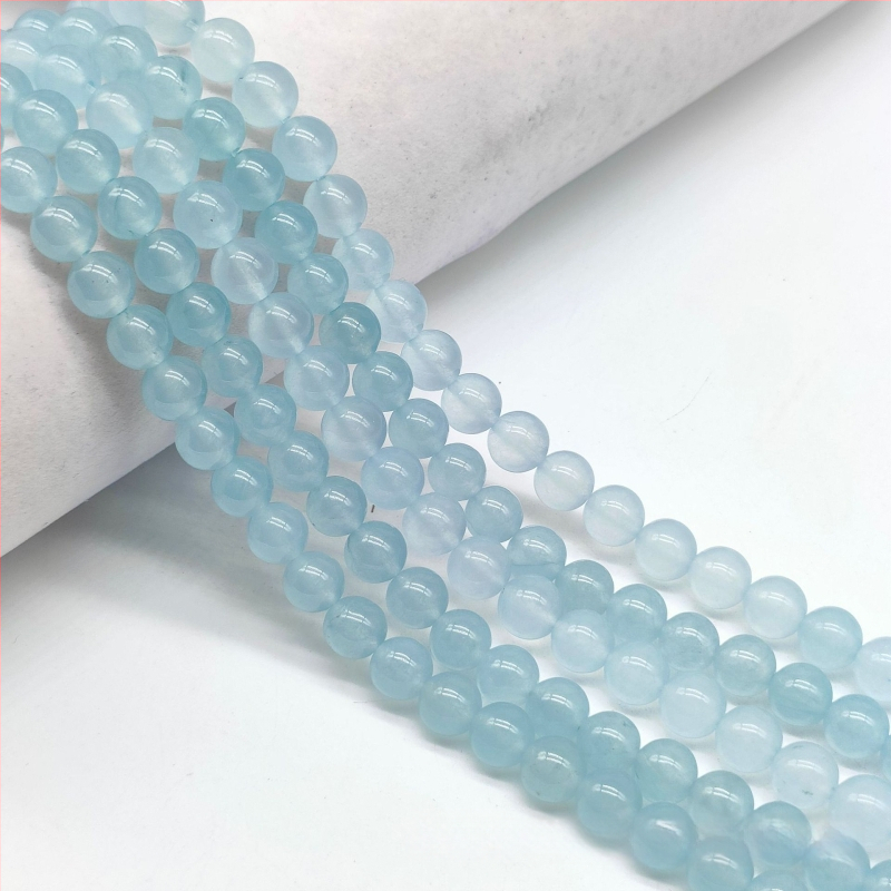 Χάντρες από φυσικό λίθο, σφαιρικές, χειροποίητες, με μοτίβο Τοτέμ, προέλευση Jinhua