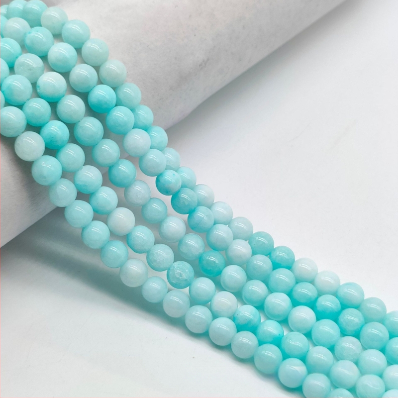 Χάντρες από φυσικό λίθο, σφαιρικές, χειροποίητες, με μοτίβο Τοτέμ, προέλευση Jinhua