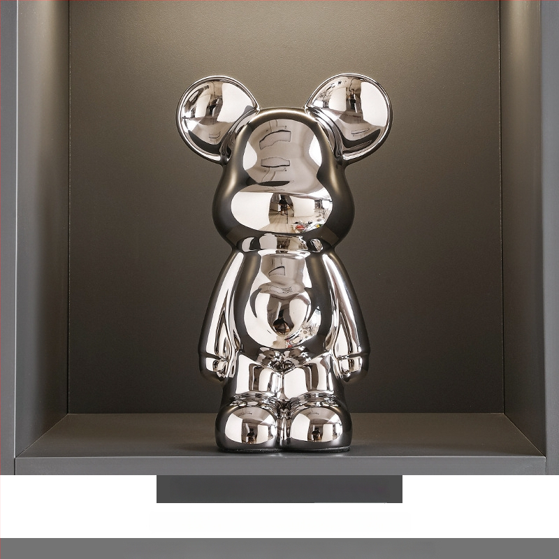 Gyvūnų dekoratyvinių figūrėlių rinkinys vyno spintai ir svetainei - keraminių dervų, lengvas prabangos stilius, Seashell Sea ženklas