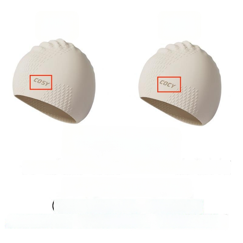 Pieaugušo silikona peldcepure un briļļu komplekts – ūdensnecaurlaidīgs, vienkāršs raksts, iekļauj peldcepuri un briļļas