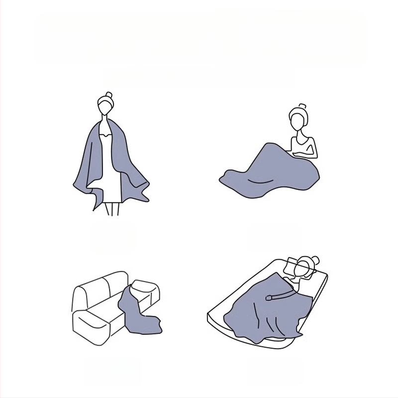 Paksenatud piima velvet-korall fleece pleed – 100 g/m², kevad ja sügis