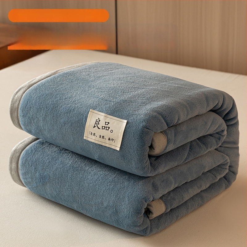 Paksenatud piima velvet-korall fleece pleed – 100 g/m², kevad ja sügis