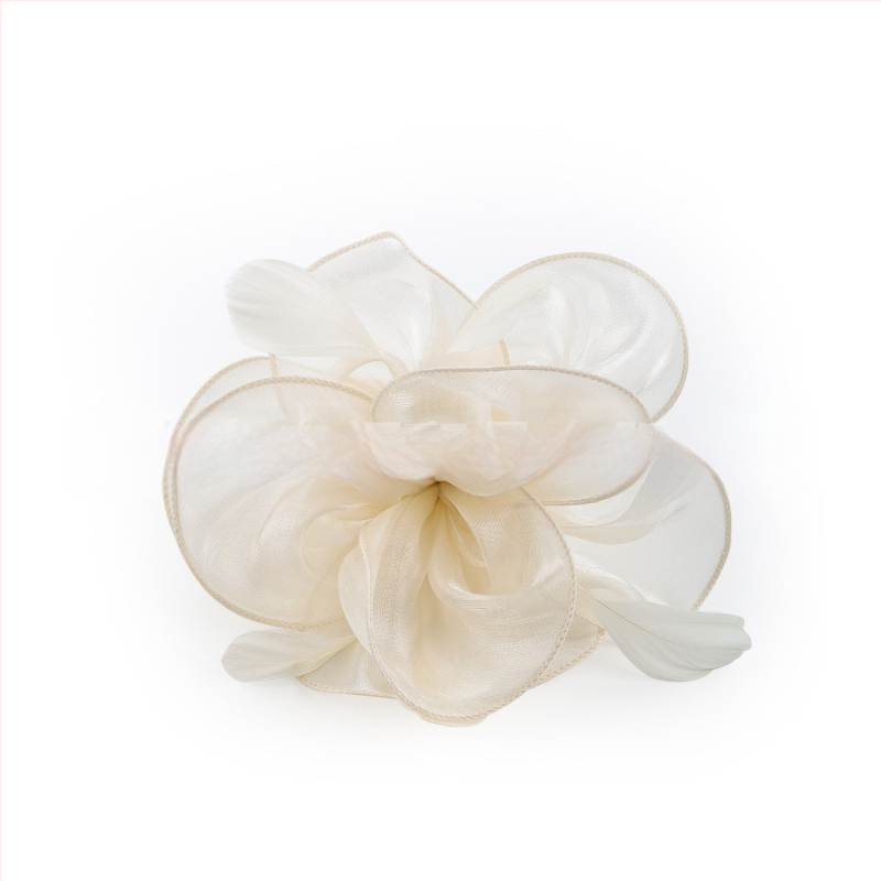 Līgavas spalvu matu aksesuārs, vintage stils, roku darbs, rudens 2023