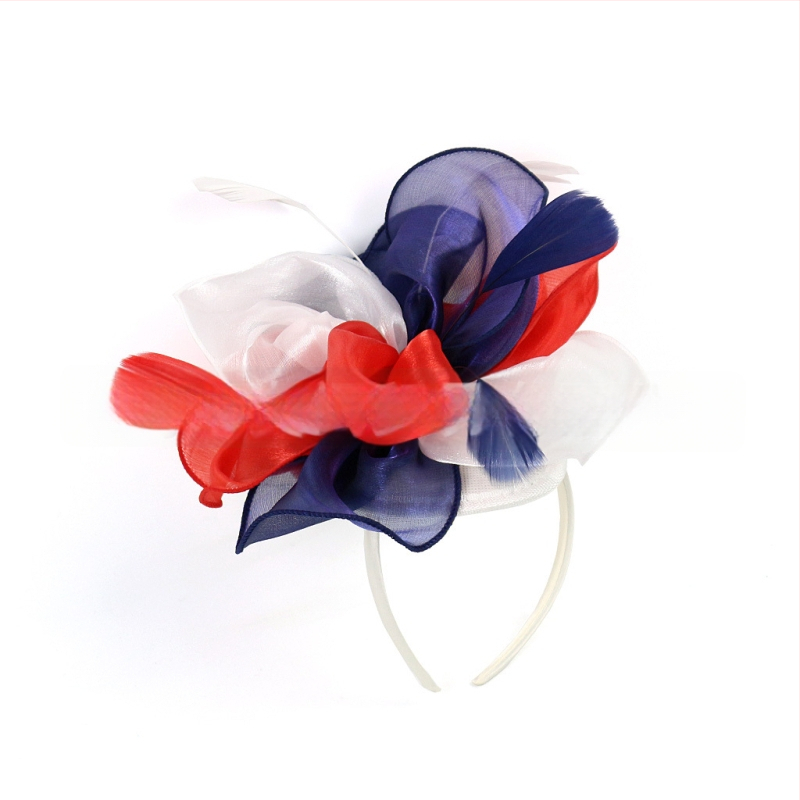 Līgavas spalvu matu aksesuārs, vintage stils, roku darbs, rudens 2023