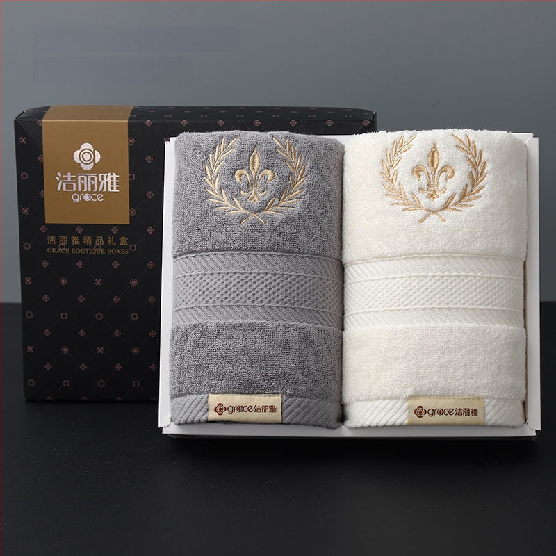 Rankšluosnių rinkinys dovanų dėžutėje – 100% medvilnė, 140 g, individualus logotipas