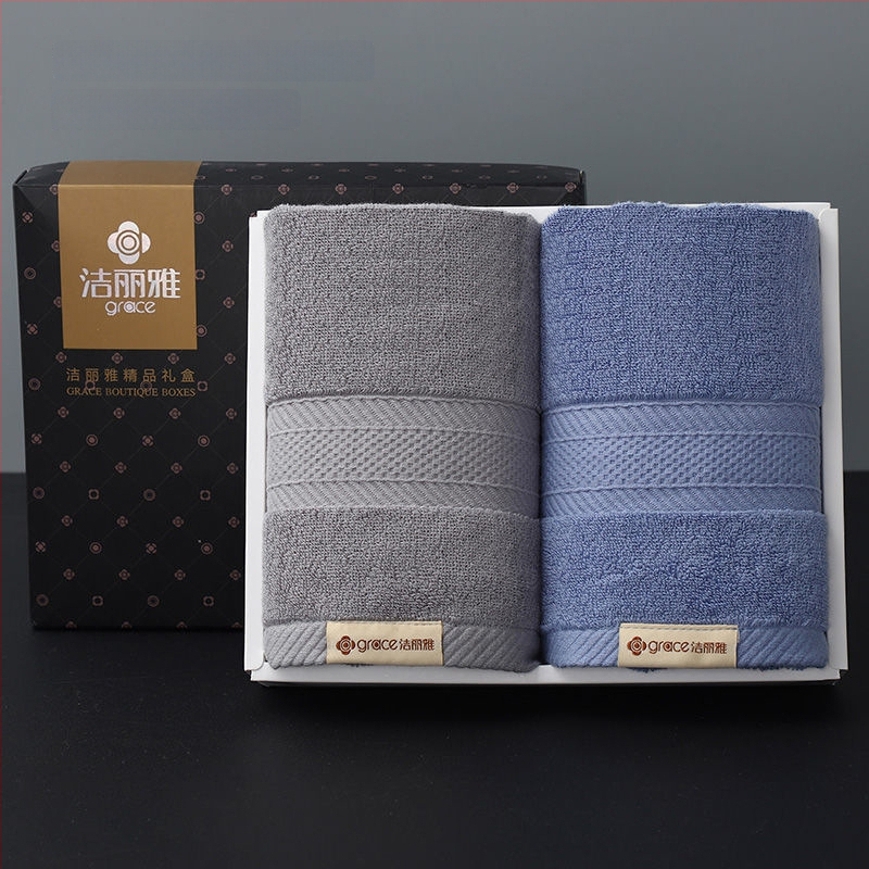 Rankšluosnių rinkinys dovanų dėžutėje – 100% medvilnė, 140 g, individualus logotipas