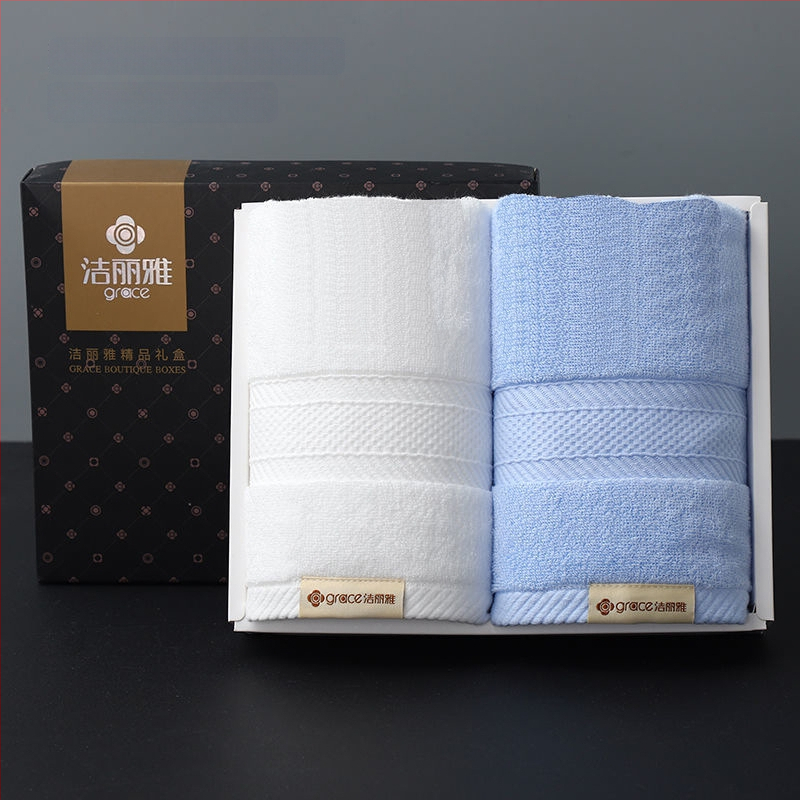 Rankšluosnių rinkinys dovanų dėžutėje – 100% medvilnė, 140 g, individualus logotipas