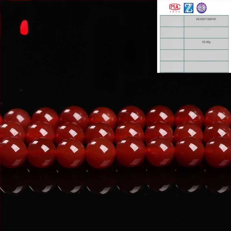 Αγκάτης χάντρες, λείαν, προέλευση Lianyungang, στρογγυλές χάντρες