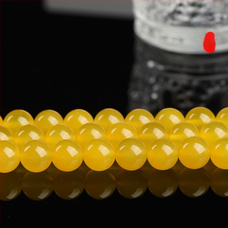 Αγκάτης χάντρες, λείαν, προέλευση Lianyungang, στρογγυλές χάντρες