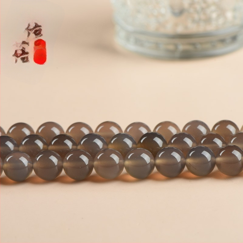 Αγκάτης χάντρες, λείαν, προέλευση Lianyungang, στρογγυλές χάντρες