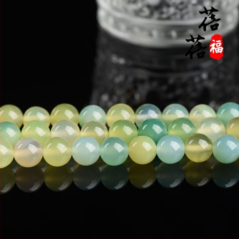 Αγκάτης χάντρες, λείαν, προέλευση Lianyungang, στρογγυλές χάντρες