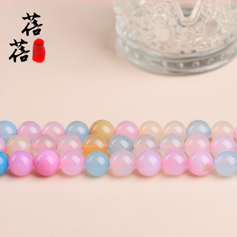 Αγκάτης χάντρες, λείαν, προέλευση Lianyungang, στρογγυλές χάντρες