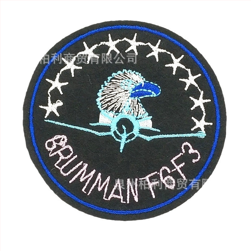 Burley κεντημένο patch από ύφασμα για ρούχα, παπούτσια και καπέλα