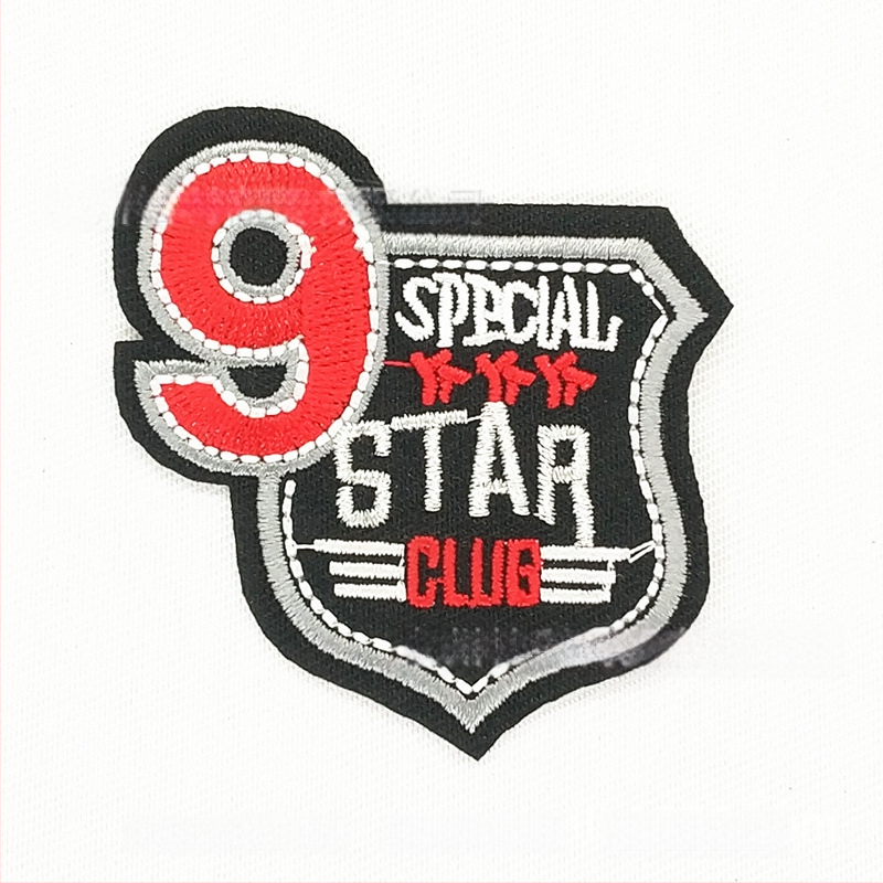 Burley κεντημένο patch από ύφασμα για ρούχα, παπούτσια και καπέλα