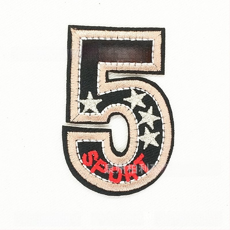 Burley κεντημένο patch από ύφασμα για ρούχα, παπούτσια και καπέλα