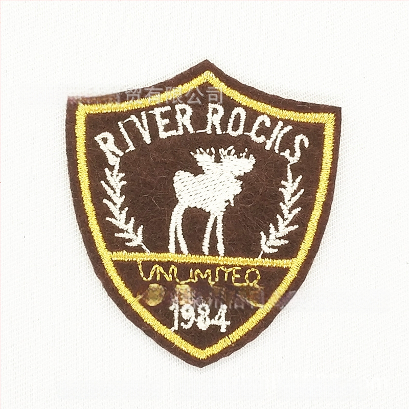 Burley κεντημένο patch από ύφασμα για ρούχα, παπούτσια και καπέλα