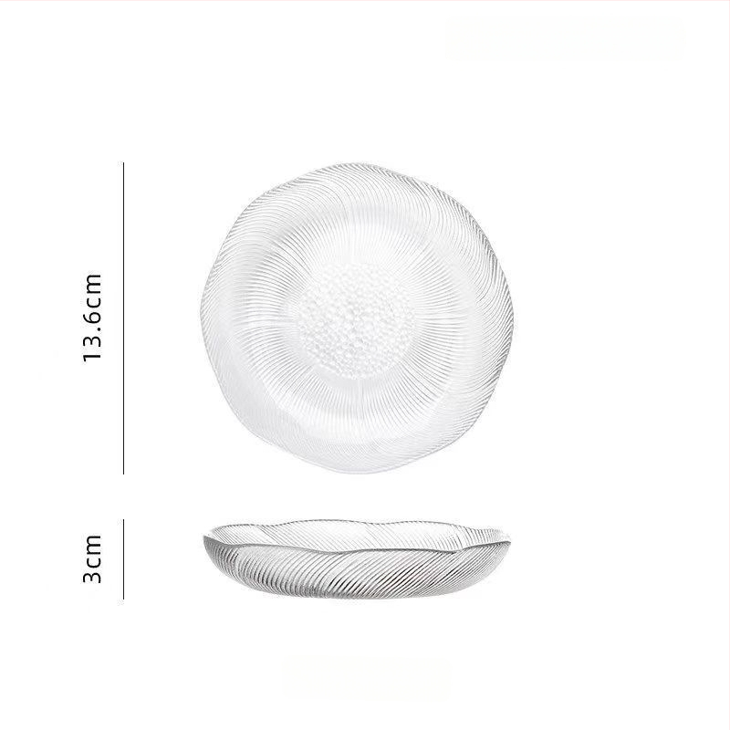 Ólommentes kristályüveg gyümölcstál, Gui Zhongtang, kortárs stílus, első osztályú minőség