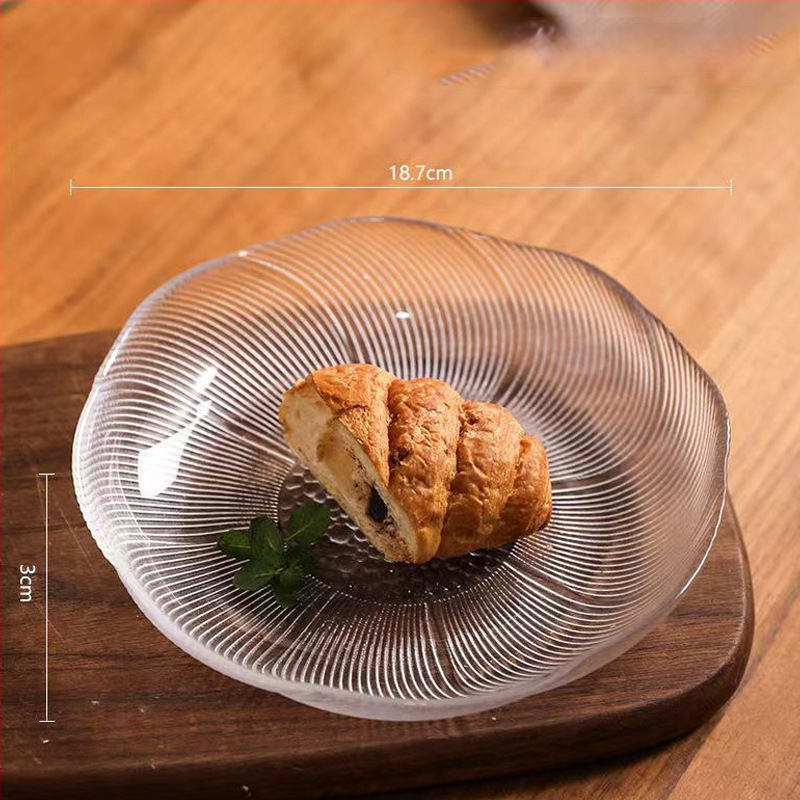 Ólommentes kristályüveg gyümölcstál, Gui Zhongtang, kortárs stílus, első osztályú minőség