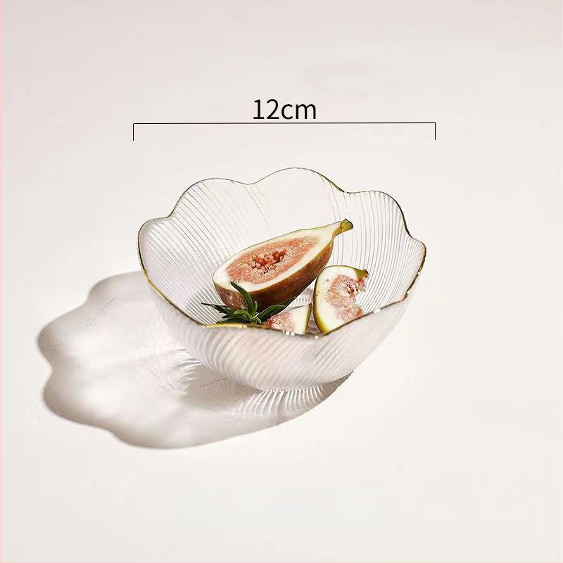 Ólommentes kristályüveg gyümölcstál, Gui Zhongtang, kortárs stílus, első osztályú minőség