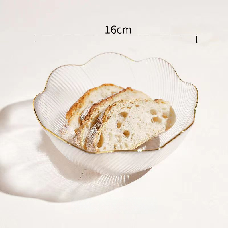 Ólommentes kristályüveg gyümölcstál, Gui Zhongtang, kortárs stílus, első osztályú minőség