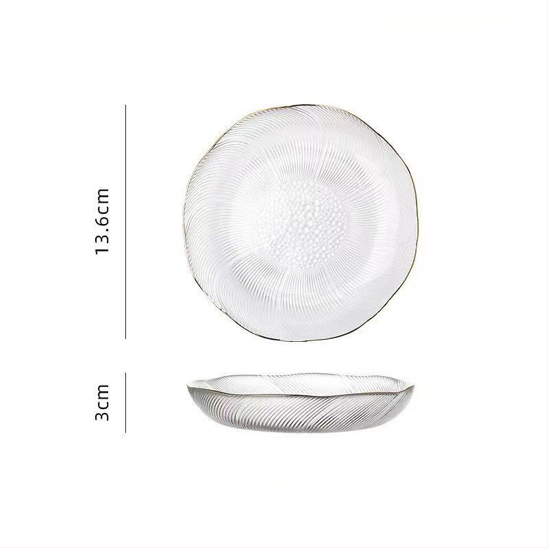 Ólommentes kristályüveg gyümölcstál, Gui Zhongtang, kortárs stílus, első osztályú minőség