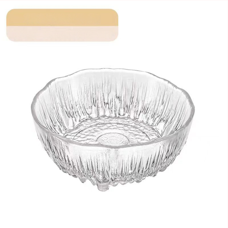 Ólommentes kristályüveg gyümölcstál, Gui Zhongtang, kortárs stílus, első osztályú minőség