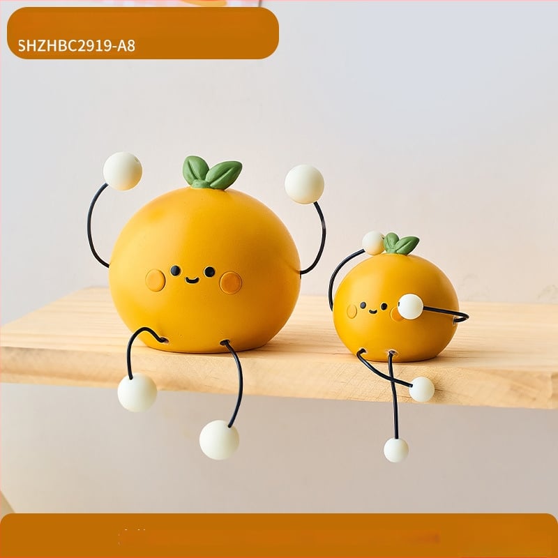 Μικρή διακοσμητική κούκλα από ρητίνη για οικιακό γραφείο — χαρακτική και λεία επεξεργασία, δώρο γενεθλίων