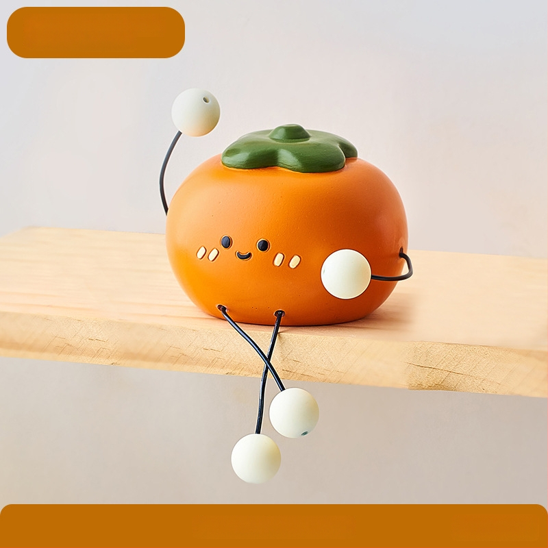 Μικρή διακοσμητική κούκλα από ρητίνη για οικιακό γραφείο — χαρακτική και λεία επεξεργασία, δώρο γενεθλίων