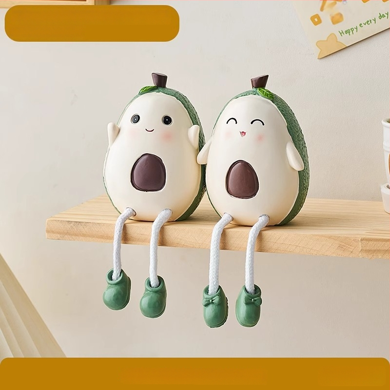 Μικρή διακοσμητική κούκλα από ρητίνη για οικιακό γραφείο — χαρακτική και λεία επεξεργασία, δώρο γενεθλίων