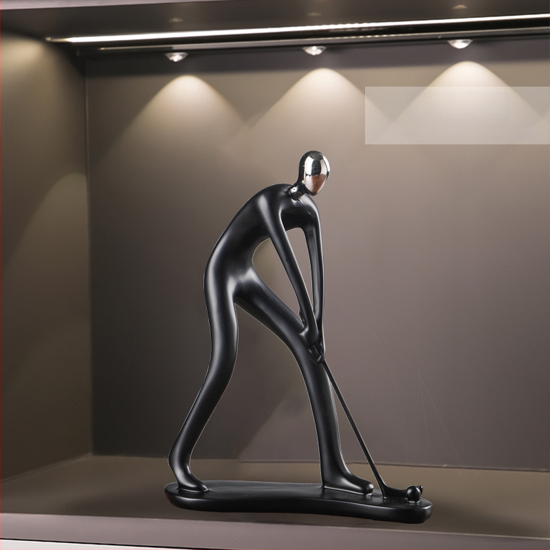 Αθλητικές φιγούρες — Δημιουργικός επιτραπέζιος διακοσμητής, μεταξωτό άνθος, καθολικό στυλ, δώρο γενεθλίων, επιχειρηματικό δώρο.