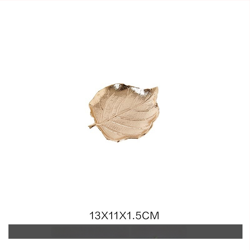 Žvakių laikiklis su paukščio šakos dizainu, papuošalų padėklas ir lapų padėklas, nuotraukų rėmas — cinko lydinys, lengvas prabangos stilius