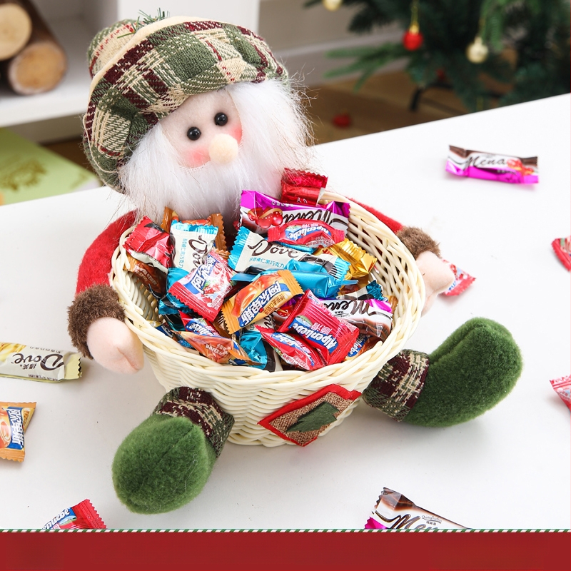 Меламинов кошничка за коледни бонбони, капацитет под 100 ml, произход Пекин, биоразградима, микровълнова не е подходяща