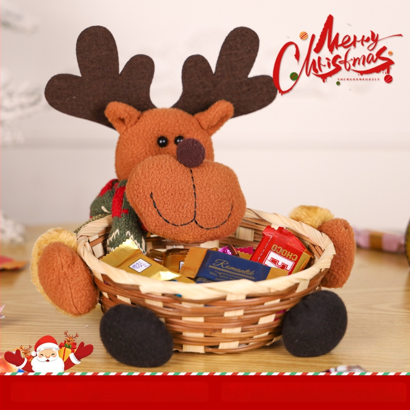 Меламинов кошничка за коледни бонбони, капацитет под 100 ml, произход Пекин, биоразградима, микровълнова не е подходяща