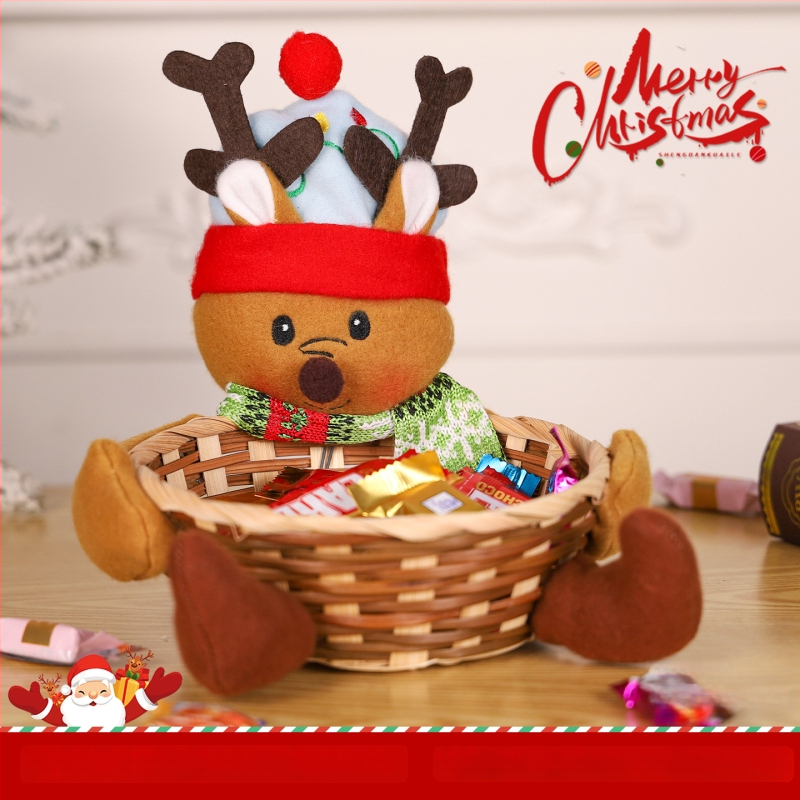 Меламинов кошничка за коледни бонбони, капацитет под 100 ml, произход Пекин, биоразградима, микровълнова не е подходяща