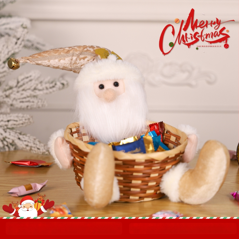 Меламинов кошничка за коледни бонбони, капацитет под 100 ml, произход Пекин, биоразградима, микровълнова не е подходяща