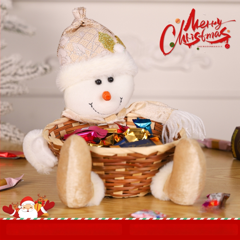 Меламинов кошничка за коледни бонбони, капацитет под 100 ml, произход Пекин, биоразградима, микровълнова не е подходяща