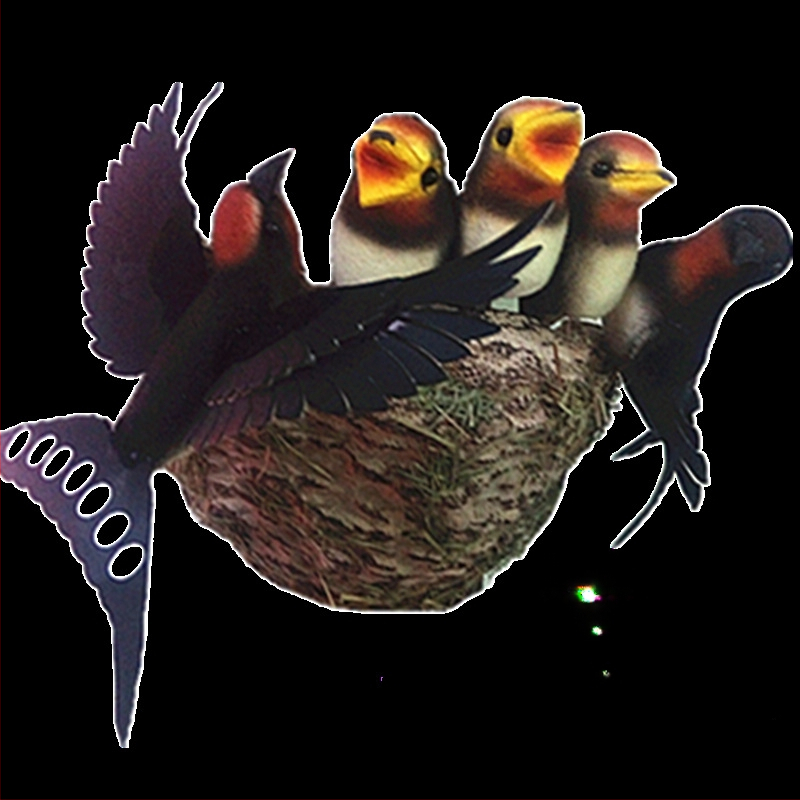 Sieninis dekoras su paukščio lizdu iš putplasčio, Viduržemio jūros stilius, namų puošmena, pritaikoma užsakymui