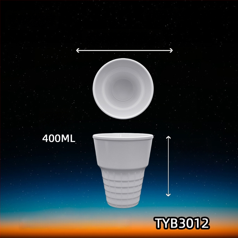 Melamiinist portselanilaadse välimusega kruus, isoleeriv, silindriline, ühekihiline, kohandatav