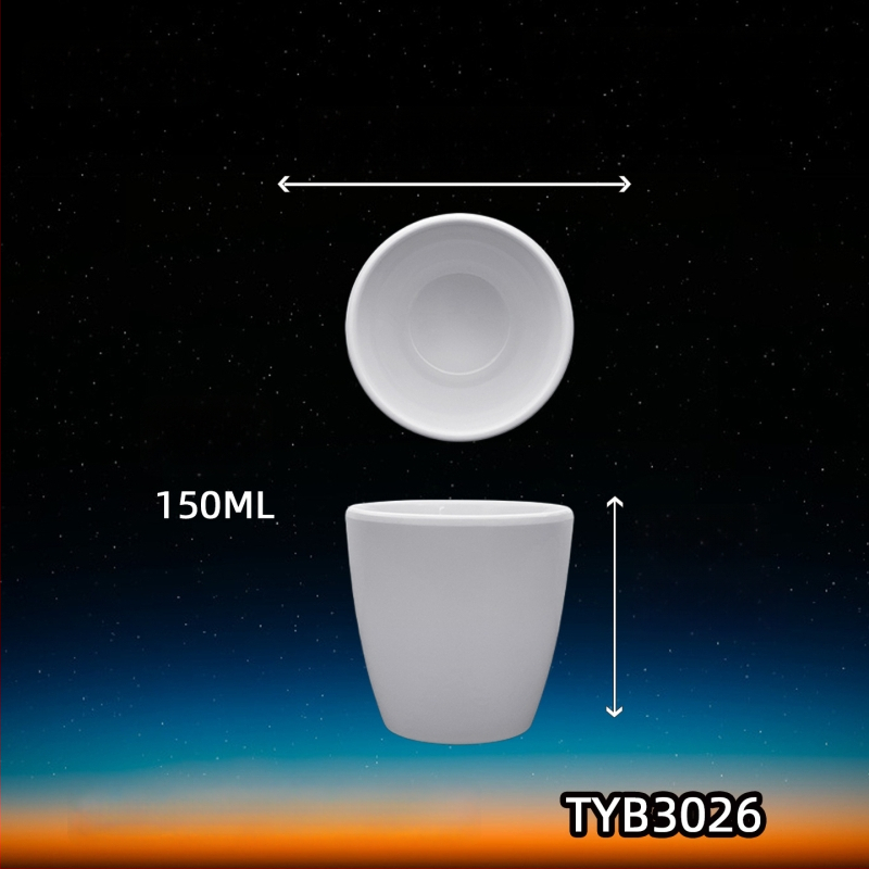Melamiinist portselanilaadse välimusega kruus, isoleeriv, silindriline, ühekihiline, kohandatav