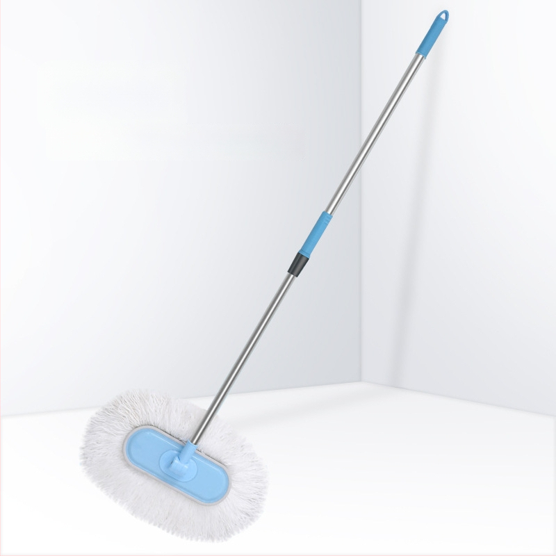 Mop de spălat maşinii cu tijă curbată din aliaj de aluminiu şi cap Chenille, 430 g, Personalizare disponibilă, Nu zgârie vopseaua maşinii