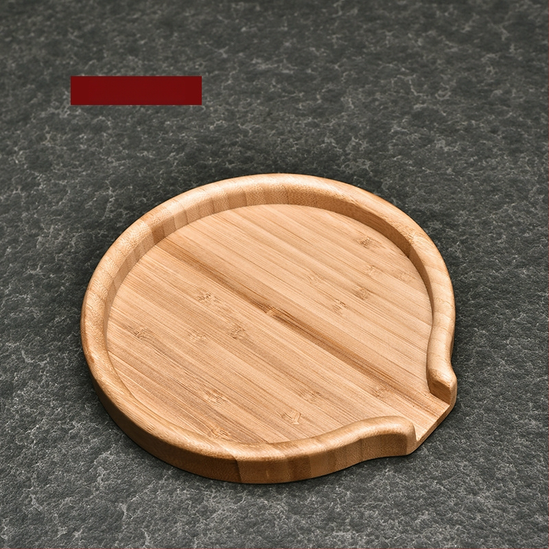 Κυκλικός δίσκος τσαγιού από μπαμπού για τελετή τσαγιού, Pure Clean kiln, Νέο κινεζικό στυλ, 0,15 kg